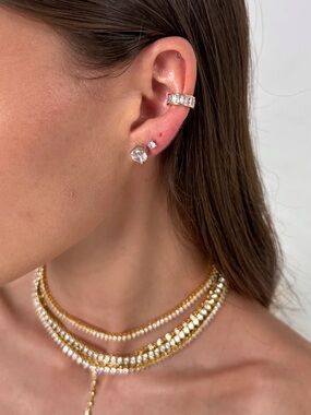 NOA Simulated Diamond Cuff